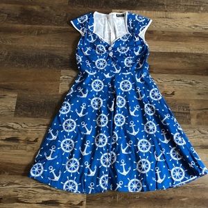 Lady Vintage | Dresses | Lady Vintage London Nautical Dress | Poshmark
